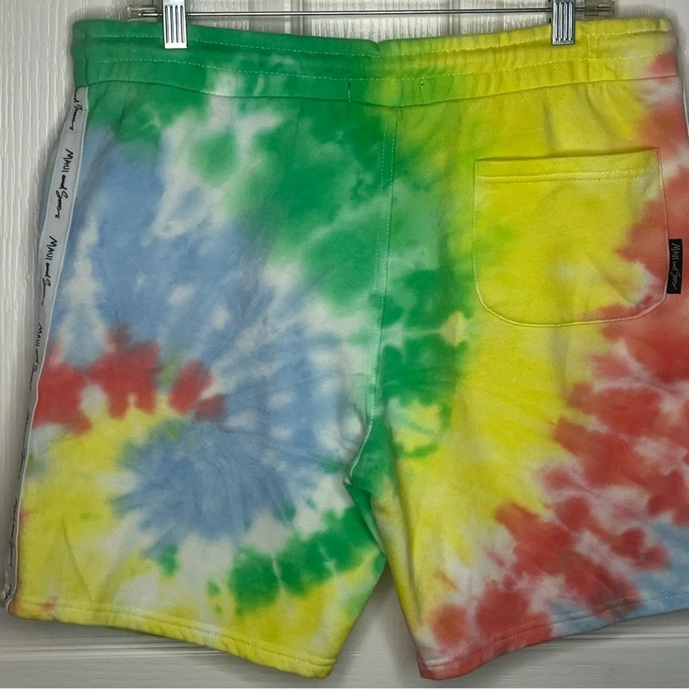 Maui And Sons Tie Dye Sweat Shorts Sz M